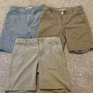 Bundle of boys Cat & Jack quick dry shorts size 6.